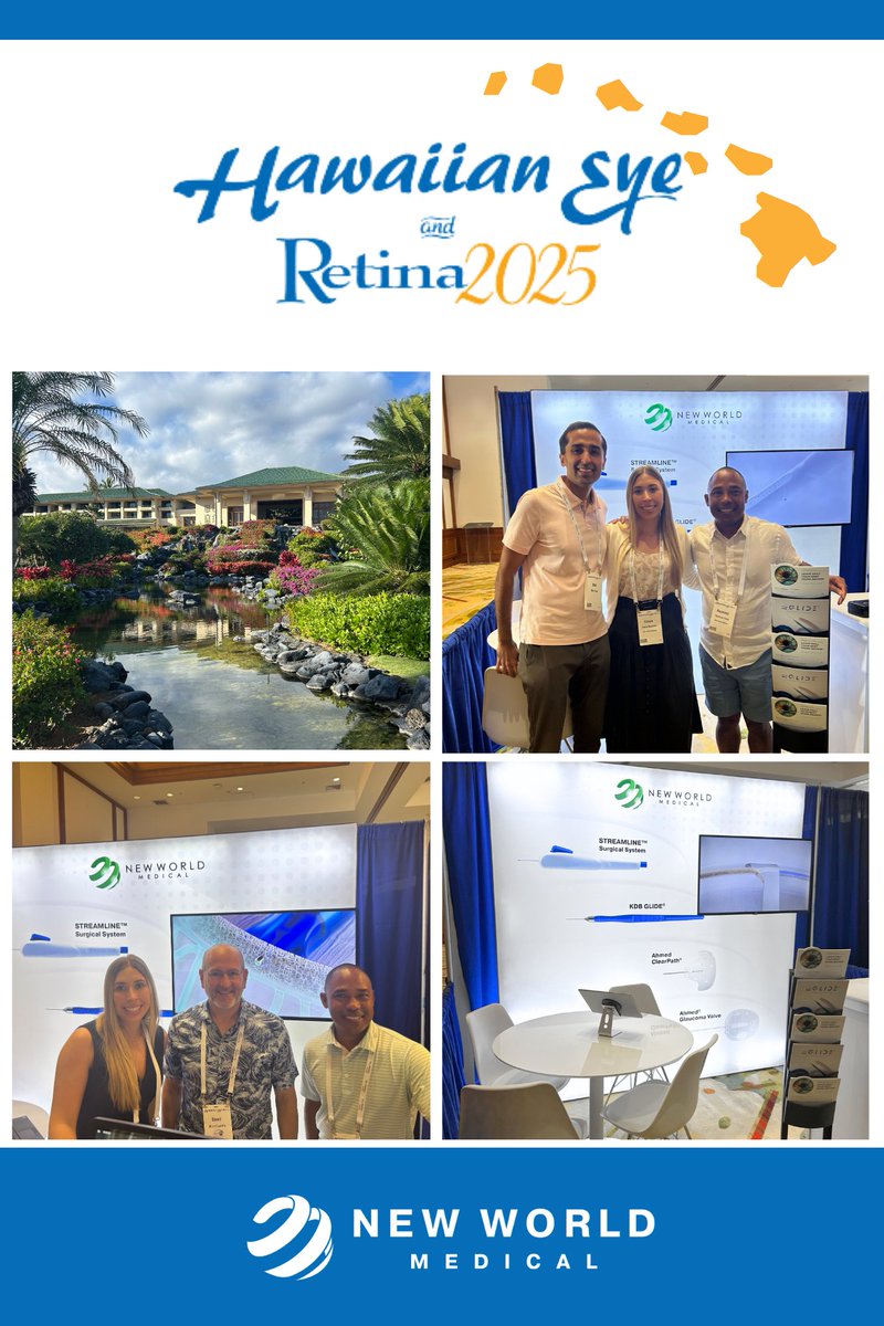 What an incredible experience at Royal Hawaiian Eye 2025! 🌺✨ 
Mahalo to everyone who made this event so memorable!
#NewWorldMedical #HumanitysVision #RHE2025