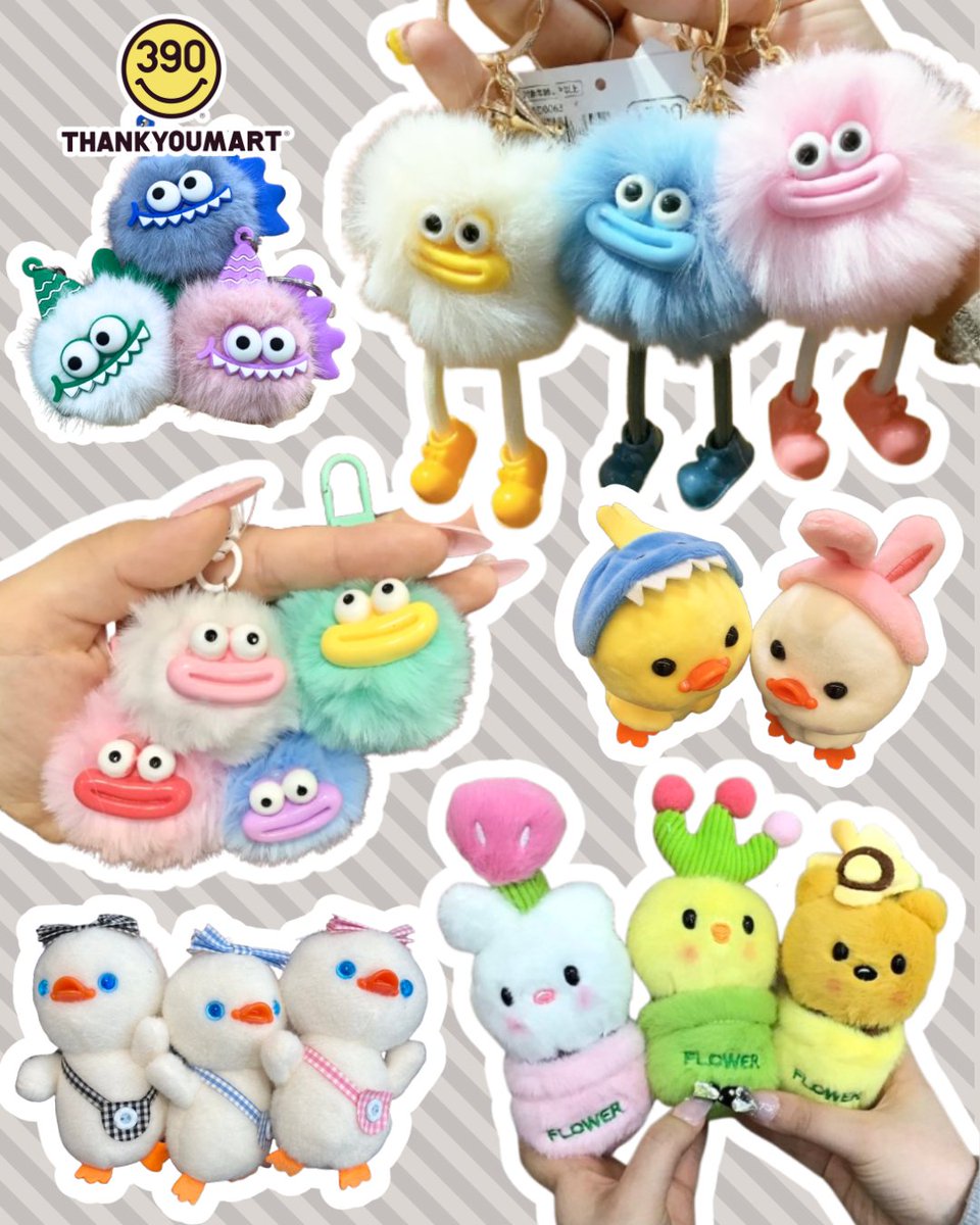 ちょっと癖アリ⁉️ ぬいぐるみキーホルダーのご紹介⛓ たらこ唇が