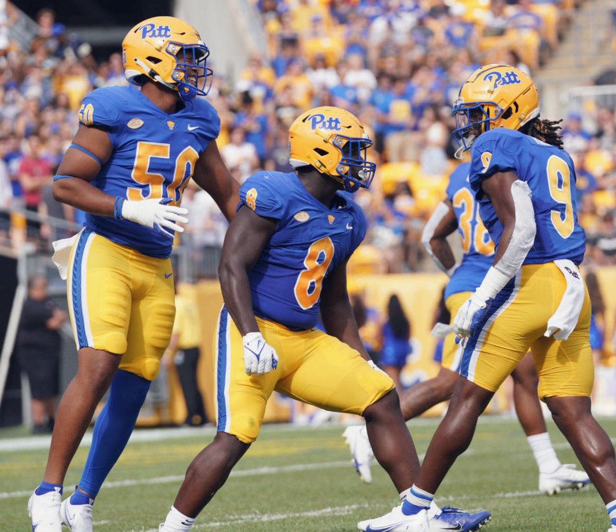 Extremely blessed to receive an offer from the university of Pittsburgh 💛.