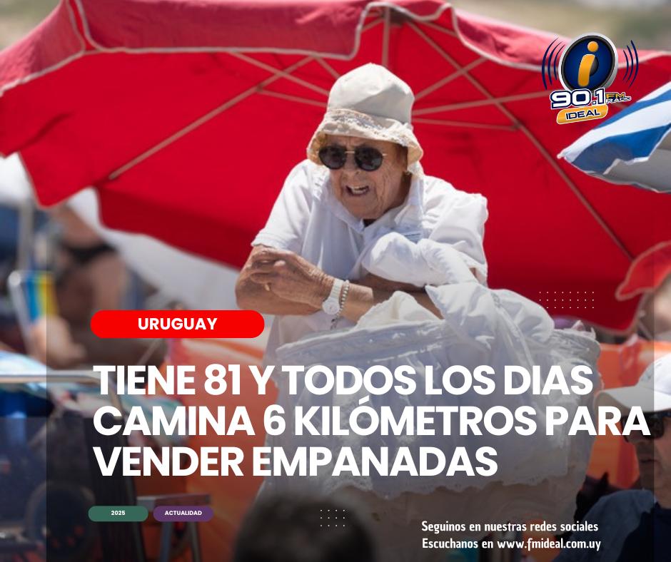 Punta del Este: La octogenaria que es sensación en el este y despierta admiración.

María Migueles es un emblema de La Brava: sus clientes la adoran y la esperan cada mediodía. Ella con un look peculiar y una canasta con 7 kilos, no pasa inadvertida.

Fuente: Clarín