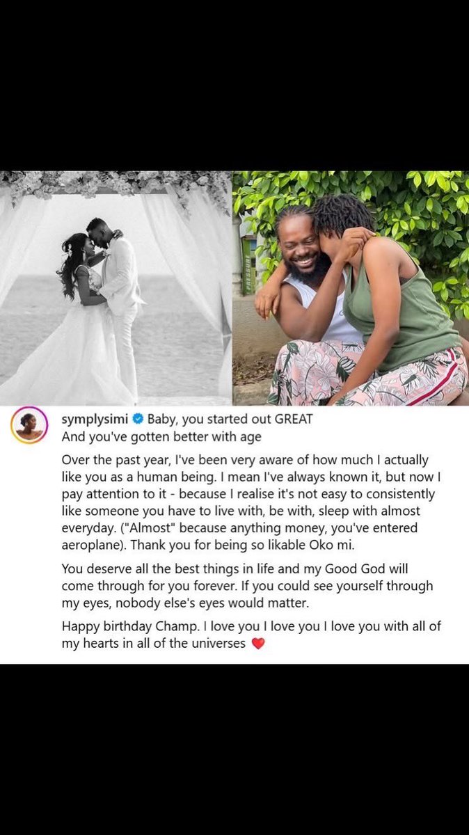 armultimediagh's tweet photo. Simi celebrates her beloved husband on his birthday . Love is a beautiful thing they say❤️
#ogyaba #mediagenera #2face #annie #charlotteosei #pogba #DeepSeek #AFCON #ashantis #kofibuah #disasi #duran #rashford #china https://t.co/lI50aegkzj
