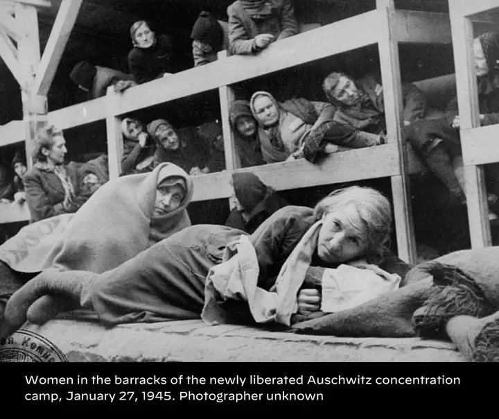 HeymannKin's tweet photo. The Soviet forces liberated Auschwitz on January 27, 1945, ending a tragic chapter in history where over 1.1 million people, mostly Jews, lost their lives. This event stands as a powerful symbol of the horrors of the Holocaust and human resilience.
#Holocaust  #NeverAgain https://t.co/QK2vXKscrW