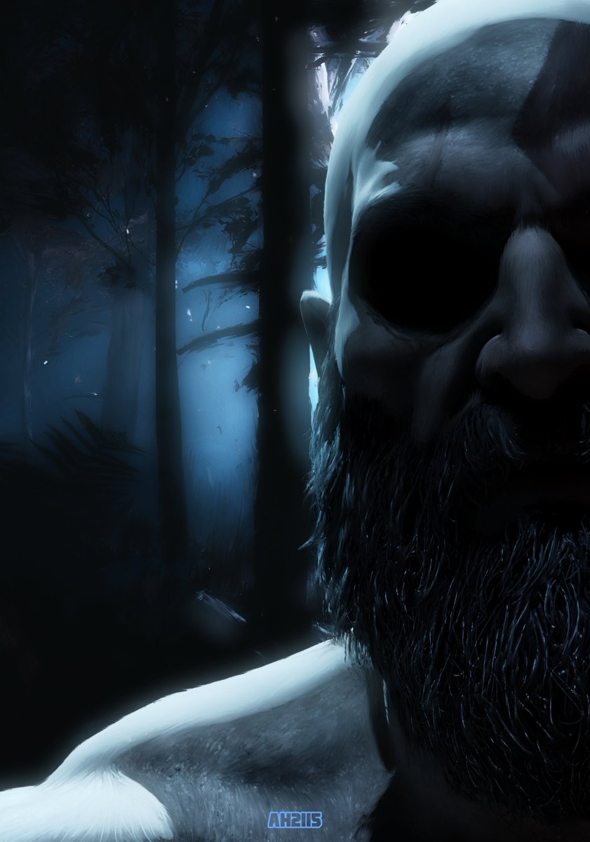 A21151's tweet photo. The Great Beginning  and The Great End

#GodOfWar #GodOfWarRagnarok #Kratos https://t.co/gVQTKREjk2