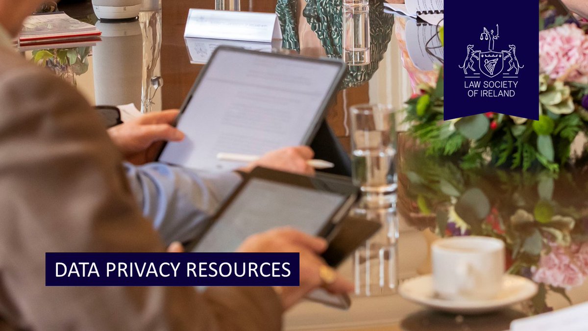 On #DataPrivacyDay, why not check out some of the Law Society resources to help solicitors navigate the rights and responsibilities of #dataprotection legislation?

See useful resources, including a new Data Protection Subject Guide, here: lawsociety.ie/Solicitors/kno…
