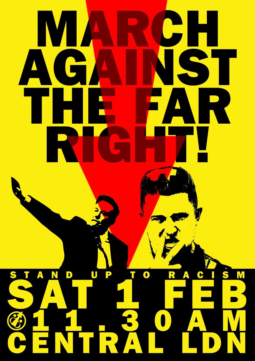 On Saturday stand against Musk, Trump and Tommy Robinson

<a href="/AntiRacismDay/">Stand Up To Racism</a> 

#1Feb #StandUpToRacism