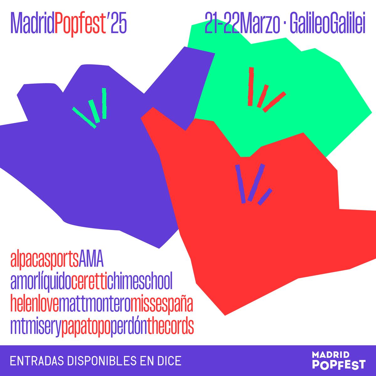Madrid Popfest (@madridpopfest) on Twitter photo Por aquí os dejamos el cartel completo, al que enseguida añadiremos los DJs 🪩 ¡Se acerca la fecha y nos morimos de ganas de veros! Recordad: 21 y 22 de marzo en la <a href="/salagalileo/">Sala Galileo Galilei</a>.
Podéis comprar 🎟️ENTRADAS DE DÍA Y ABONOS🎟️ en el link en bio o en:
dice.fm/event/ryg5m5-m… Por aquí os dejamos el cartel completo, al que enseguida añadiremos los DJs 🪩 ¡Se acerca la fecha y nos morimos de ganas de veros! Recordad: 21 y 22 de marzo en la <a href="/salagalileo/">Sala Galileo Galilei</a>.
Podéis comprar 🎟️ENTRADAS DE DÍA Y ABONOS🎟️ en el link en bio o en:
dice.fm/event/ryg5m5-m…