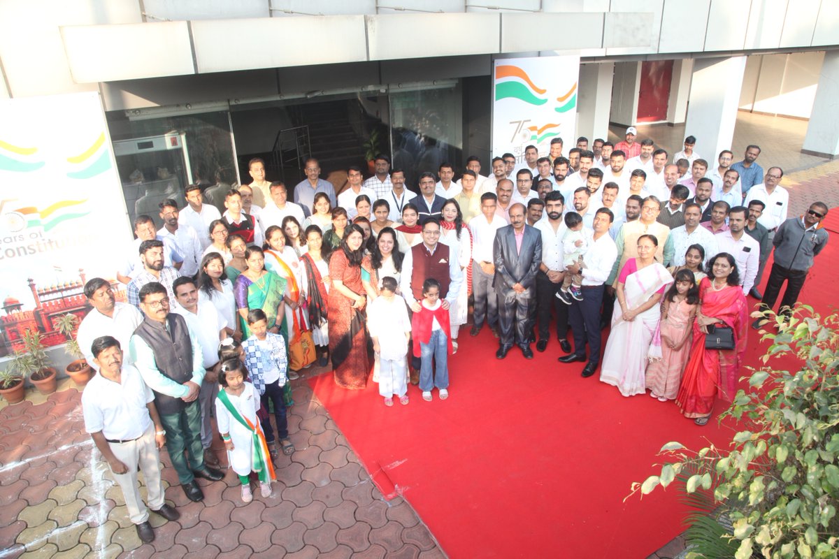 IccrPune's tweet photo. ICCR Sub Zonal Office Pune  and Regional Passport Office, Pune celebrated Republic Day together on 26 January 2025. https://t.co/ZXmcpMBVuF