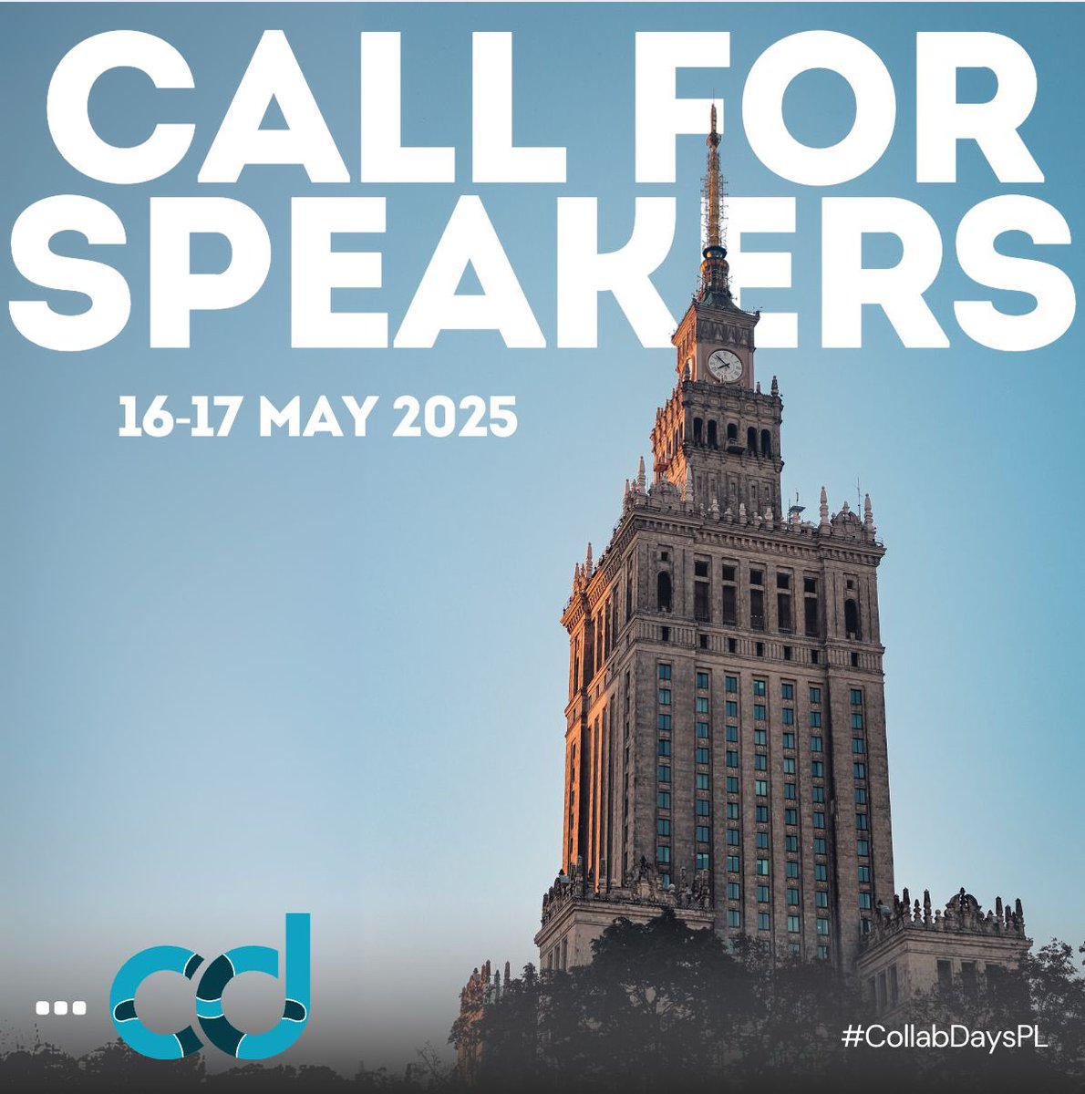 🥳📢⚠️ The legendary #CollabDaysPL is going to take place on 16th (workshops) and 17th (conference) May 2025! Book your calendars and join us in lovely #Warsaw!

And in the meantime consider being a speaker or a workshop lead! Submit your proposals:
collabdays.org/2025-poland/sp…