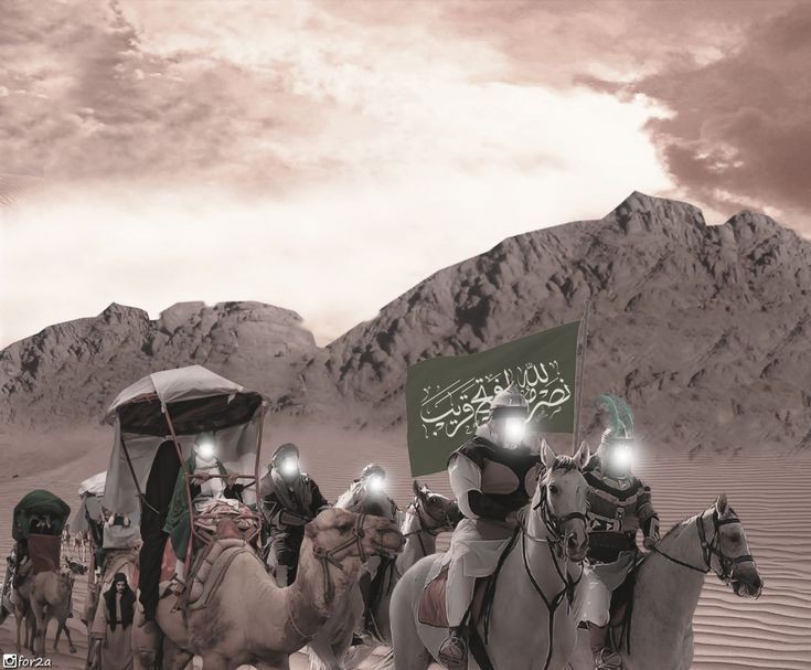 shiawrites86's tweet photo. The Journey Of Tears, The Journey Of Sacrifice, The Journey Of Karbala Begins as Imam Hussain (ع) with his family leaves the City of His beloved Nana, Muhammad (ص) to Save Islam!💔 https://t.co/OrnUovEHhm