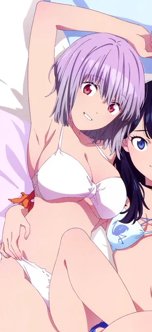本日のアカネちゃんグラビアも似合う子です#GRIDMAN_UNIVERSE#新条アカネ 