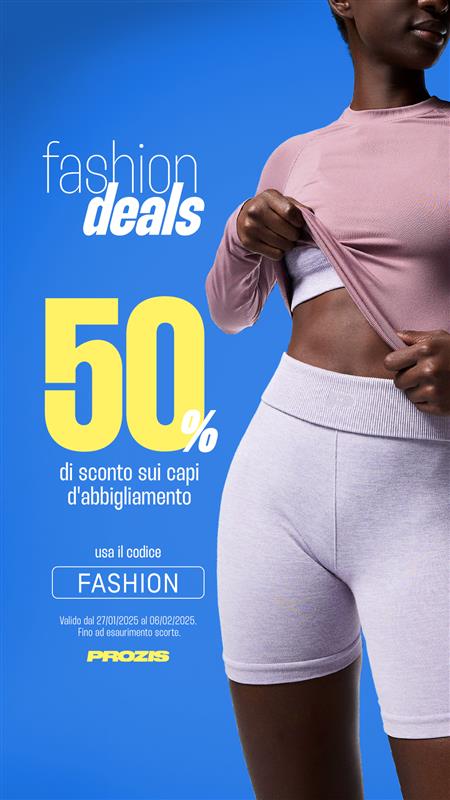 Per approfittare degli sconti ➡️ prozis.com/3FMZ