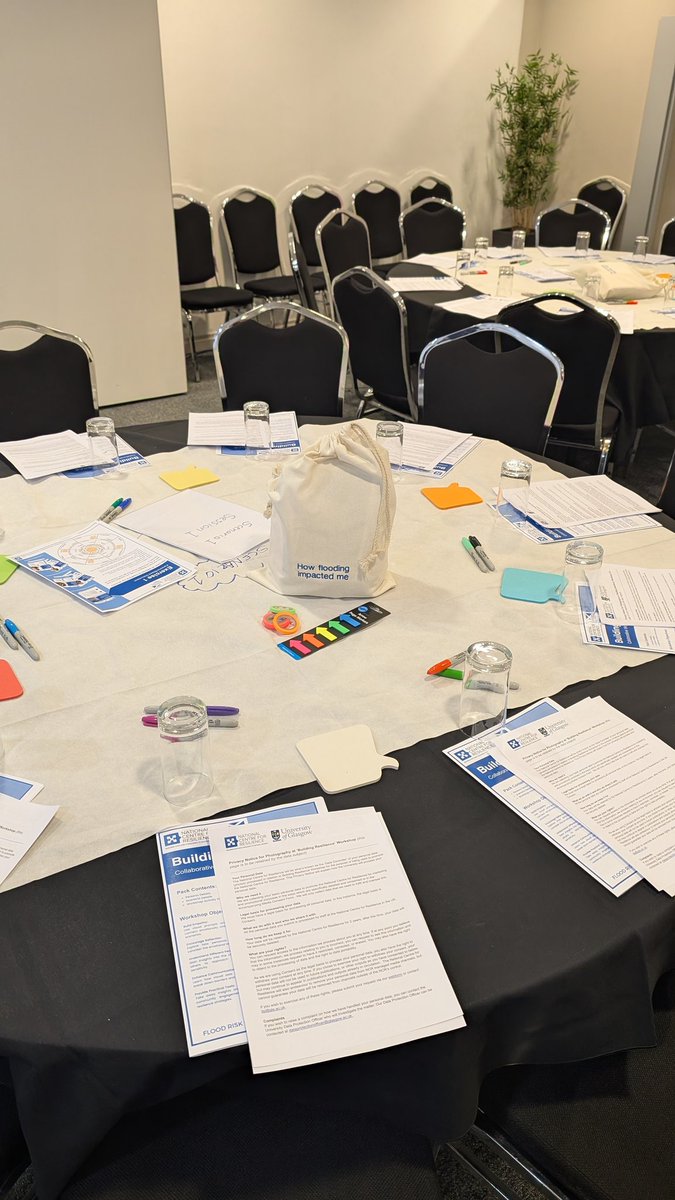 Our team are at the @SnifferScotland Flood Resilience Conference today. We will be running our first breakout session this morning  in partnership with the fantastic team from <a href="/scotfloodforum/">Scottish Flood Forum</a>  #FR2025