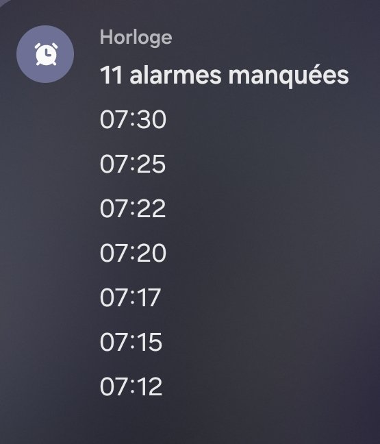 Belle performance ce matin