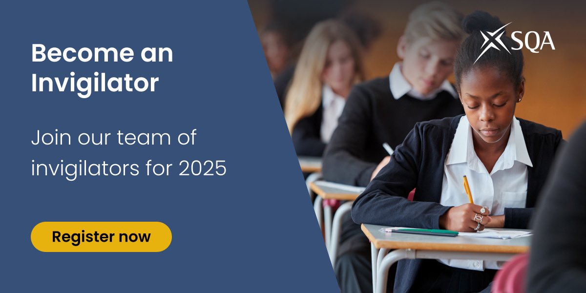 Perth Grammar School (Archived) (@perthgrammar) on Twitter photo Interested in playing a vital part in the 2025 exams?
Weโre looking for invigilators to help maintain the quality of assessments. Youโll receive full training if youโre chosen to take part. Find out moreย bit.ly/3Ee1ilb or email PerthGrammar@pkc.gov.uk. Interested in playing a vital part in the 2025 exams?
Weโre looking for invigilators to help maintain the quality of assessments. Youโll receive full training if youโre chosen to take part. Find out moreย bit.ly/3Ee1ilb or email PerthGrammar@pkc.gov.uk.