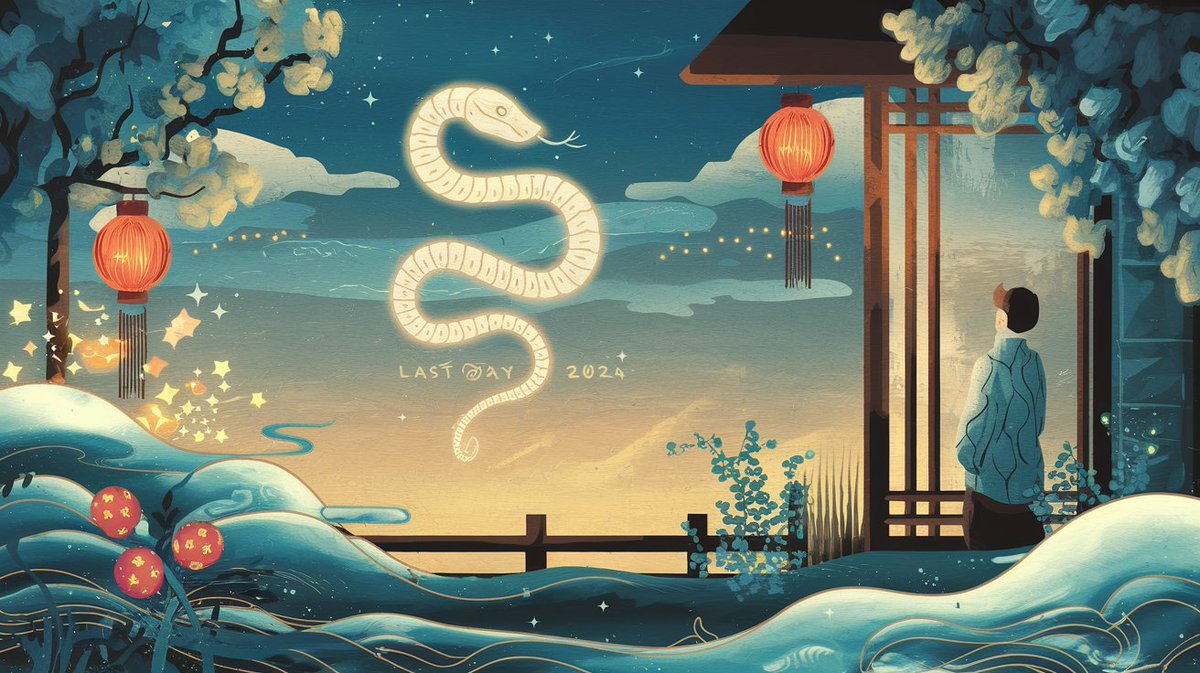 Bravie16's tweet photo. As the final day of the Lunar Year 2024, I can’t help but reflect on how challenging this year has been. The economy struggled, and the crypto market wasn’t much better. In the last few months, I found myself venturing into DAO projects, something new and fascinating but also a reminder of how much there is to learn.
It hasn’t been the kind of year anyone would call great, but at least it’s coming to an end. Tomorrow marks the start of a new year - the Year of the Snake. Here’s to hoping it brings better news, not just for me but for my family, career, and finances <3.
To everyone reading this: I hope the new year brings you plenty of luck and positivity <3. Cheers to leaving the tough times behind and moving toward brighter days! 🐍