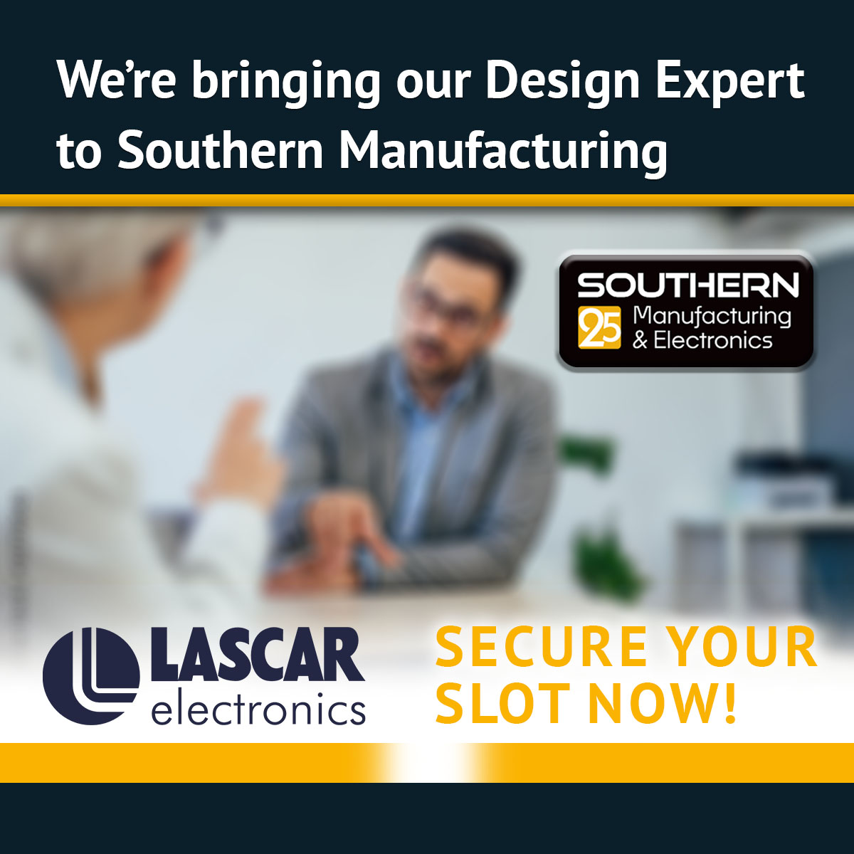 LascarLog's tweet image. Meet our Design Expert at Southern Manufacturing! 🚀 Discuss your challenges &amp;amp; ideas, and explore tailored solutions.

👉 Book your one-on-one now: hubs.li/Q034h00b0

#SouthernManufacturing #DesignExpert #Innovation #Engineering #LascarElectronics