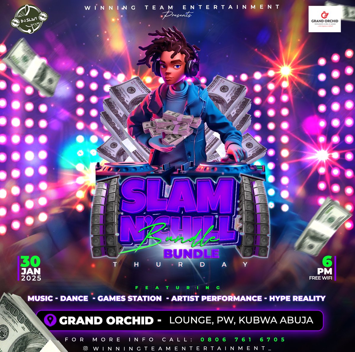 djslam70's tweet image. #slamnchill #bundlebundle This Thursday Jan30Th 
See fliers for info