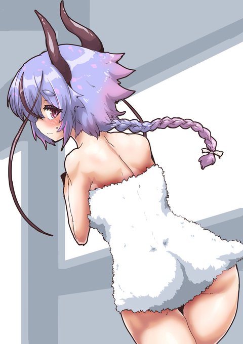 今日の日課はバスタオルミコトちゃんです 