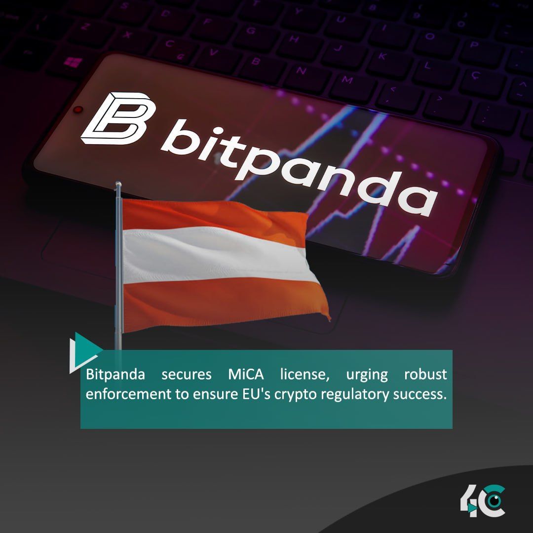 4cby360's tweet photo. BitPanda secures a MiCA license, paving the way for EU-wide cryptocurrency expansion
https://t.co/7aiUV9w0xx
#MiCA #BaFin #Bitpanda #EricDemuth #crypto #Cryptocurrency https://t.co/8K46gYdhIc