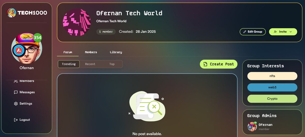 Ofer_Nan's tweet photo. Max supported
Minted
Created
#TECH1000 $TECH
@TECHimproving
@ExcelBaller
👍 https://t.co/0zGy0vhBy9