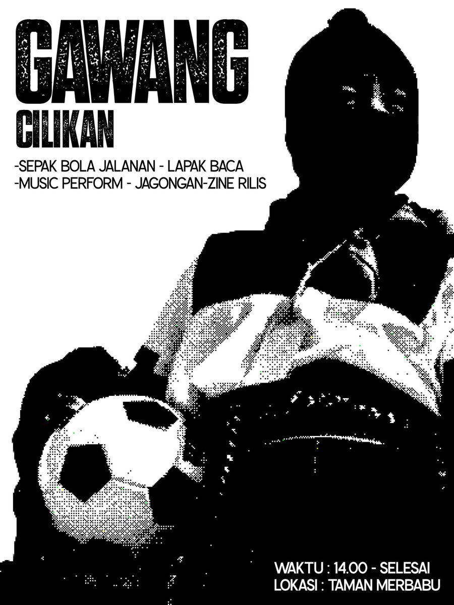 Jumpa lagi besok sore, siapapun boleh hadir🖤
#JusticeForKanjuruhan 
#FootballForEveryone