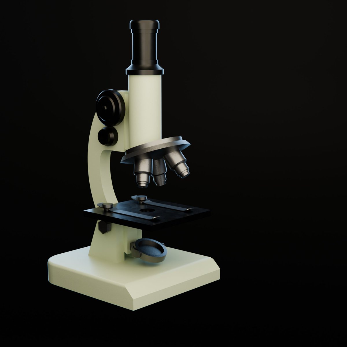 Microscope Fase 1 Completed #Blender #B3d #3dmodeling #cg