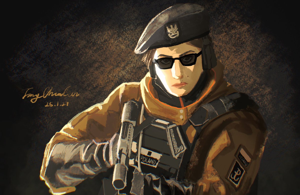 【波兰之刃·zofia生贺企划】
生日快乐，我爱你。
#RainbowSixSiege #R6S #zofia