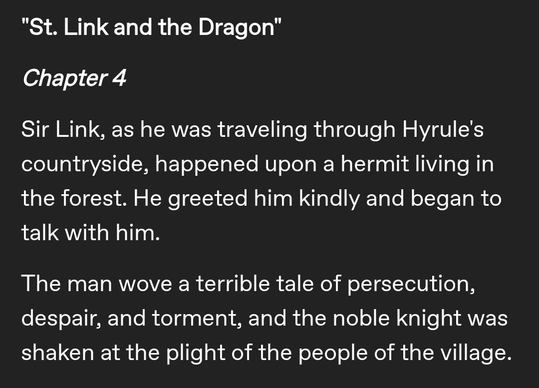 flutefemme's tweet photo. Saint Link and the Dragon
Chapter 4

#zelda #zelink #zeldacomic #zeldacrossover #LegendOfZelda #TheLegendOfZelda #BreathoftheWild #TearsoftheKingdom #botw #totk #tloz #dragons #demondragon #zeldatwt https://t.co/vOfjbMWwsO