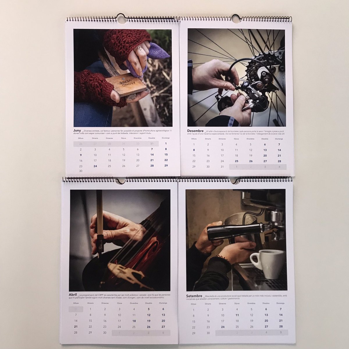 CasalPou's tweet photo. Hem fet un calendari Volíem compartir i explicar els 4 projectes de la Federació #CascAntic #gestiocomunitaria: #hortetdelforat , #MescladisdelPou (@Mescladis), @CdEinesiFeines i @casalpou.
Hi trobareu fotografies dels equips laborals de cada projecte i la seva quotidianitat https://t.co/pKBAIsXzZO