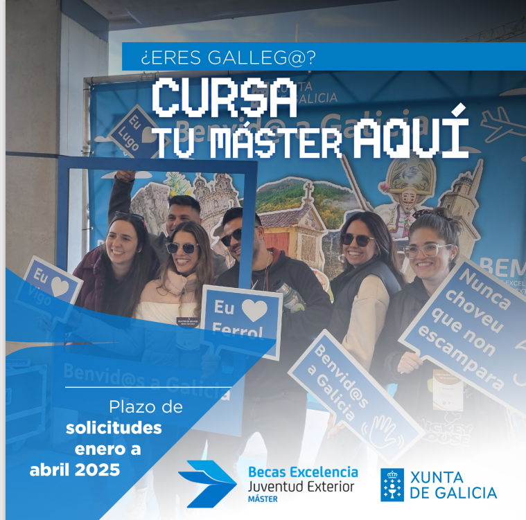 📘La <a href="/Xunta/">Xunta de Galicia</a> publica convocatoria de Becas de Excelencia Juventud Exterior, 250 becas para titulados/as universitarios/as gallegos/as residentes en el 🗺️ puedan cursar estudios de máster en las 3 universidades públicas de Galicia para 2025/26.
⌛️30/04/25
🔀bit.ly/3Nq3wlt