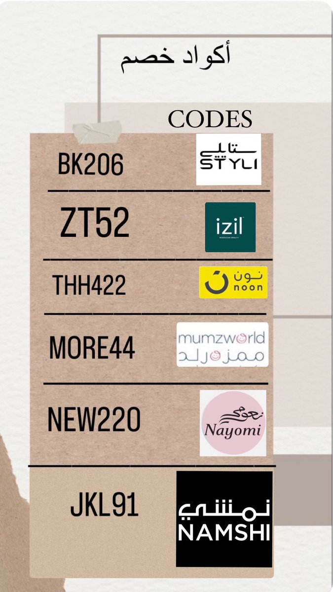 Coupon Code. خصم؟ عندك خصم! tweet media