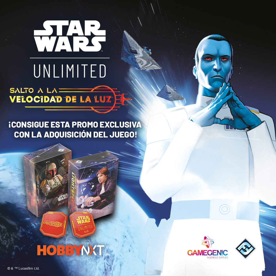 ¿Estás preparado para viajar a la velocidad de la luz?

Reserva ya tus sobres de Star Wars Unlimited y consigue cajas y tokens en exclusiva de la nueva temporada que se estrenará en marzo.

#Hobbynext