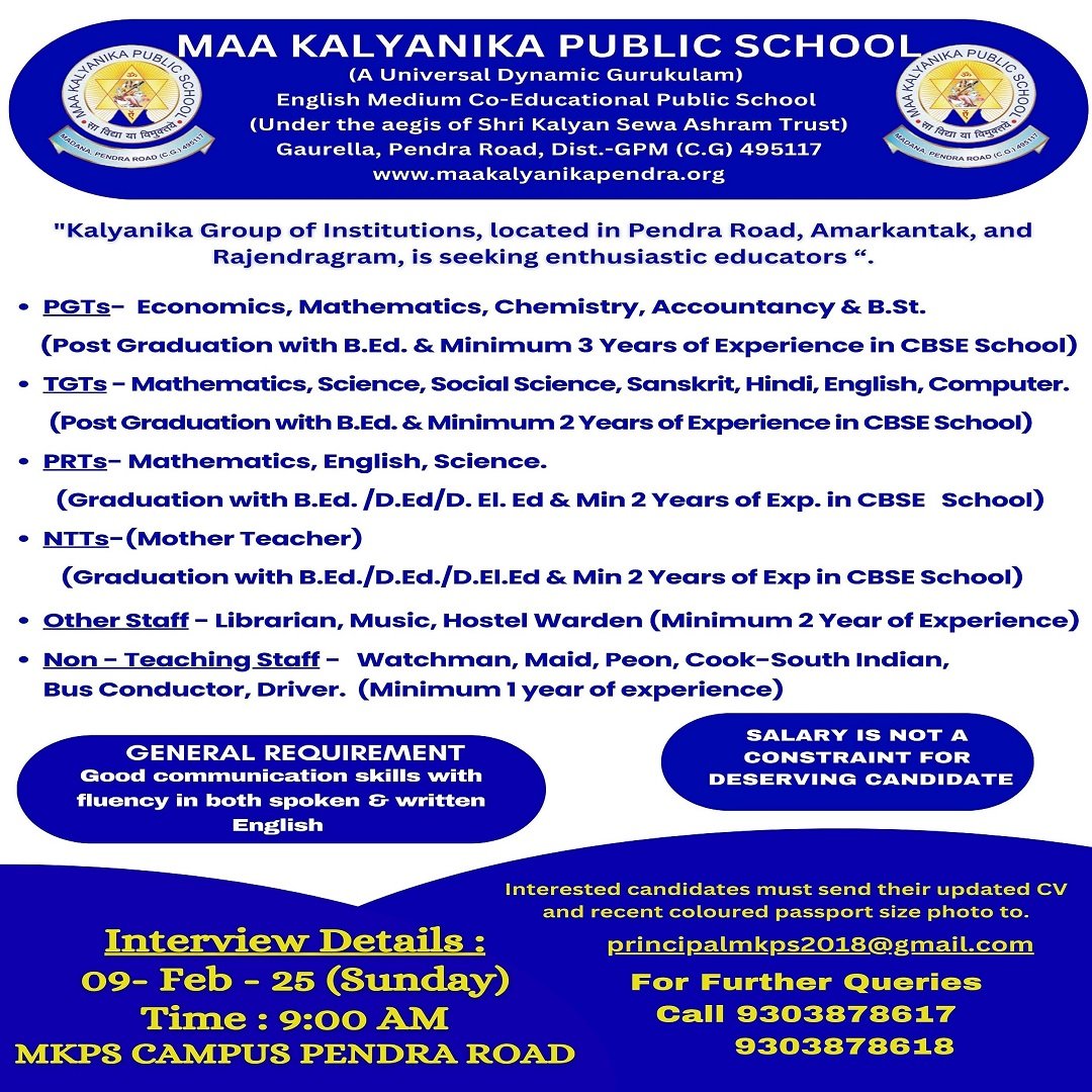 drgabavinit's tweet photo. 🌟 We’re Hiring! Join Our Kalyanika Family! 🌟

Looking for passionate and dedicated educators to inspire the next generation! 🏫 https://t.co/tkLqnCiA6i