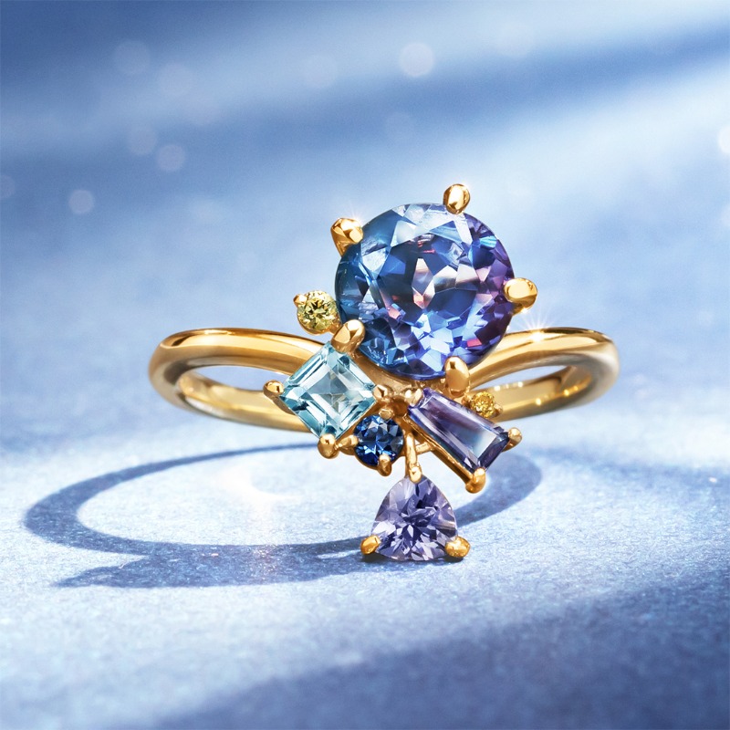 p*n様 美品♡現行品♡ビズー♡BIZOUX♡k18♡アナイス♡ダイヤリング p*n様 美品♡現行品♡ビズー♡BIZOUX♡k18♡アナイス♡ダイヤリング p