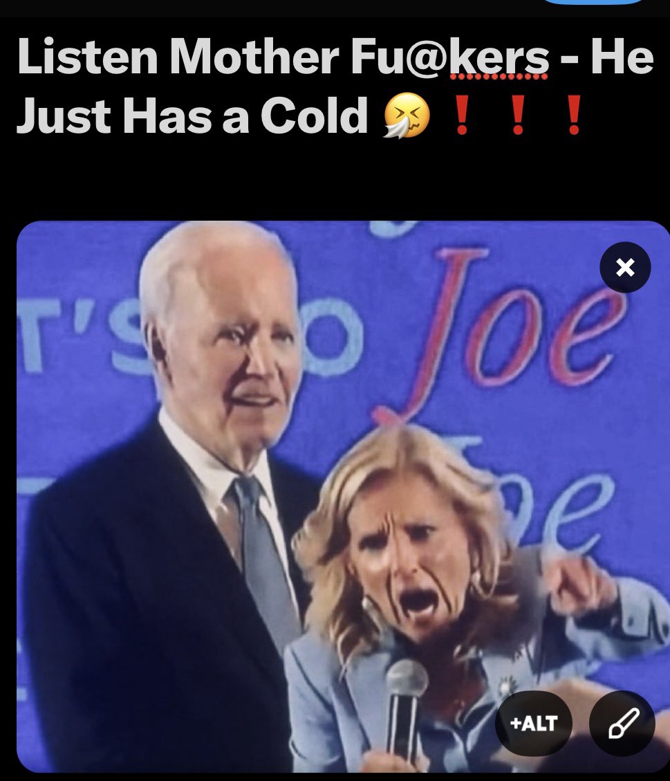 4Freespeak's tweet photo. @wideawake_media #EvilTakesAToll Just ask โDoctor ๐คญโ Jill
@DrBiden #DoctorJill https://t.co/CPhGtEoi3p