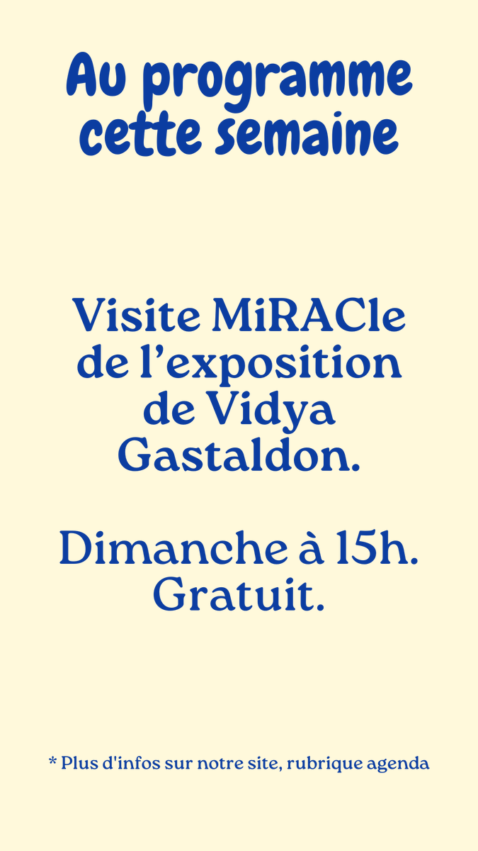 La programmation de la semaine au Mrac ! #exposition #mracserignan #musée #art #artcontemporain #serignan #occitanie
