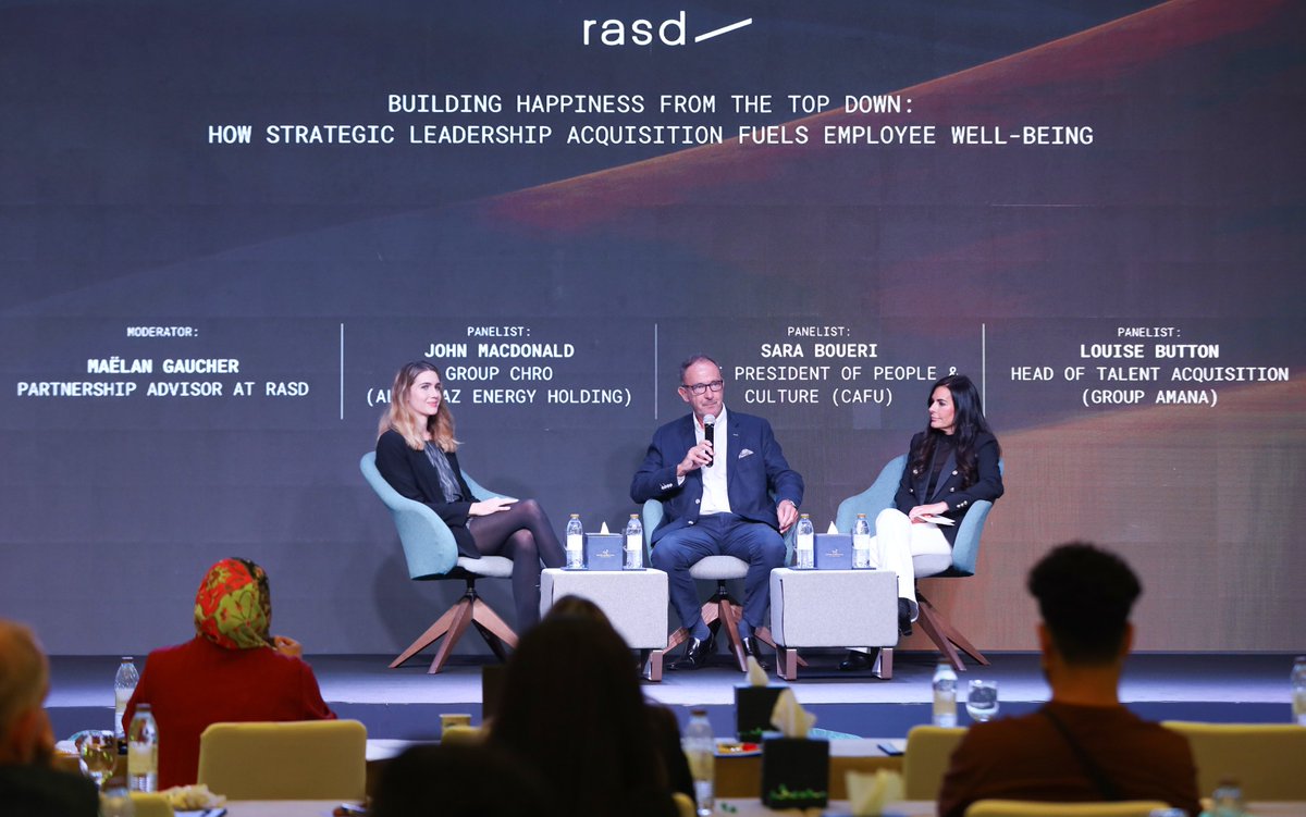 CosmosEventsme's tweet image. We were honored to have John MacDonald and Louise Bouton share their expertise on &quot;How Strategic Leadership Acquisition Enhances Employee Health through RASD,moderated by Maelan Gaucher.
It was a truly insightful discussion on building strong teams and fostering a happy workplace