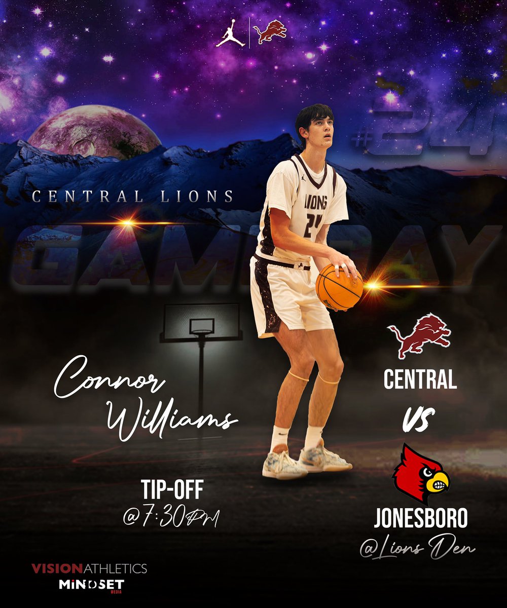 🚨Game ALERT🚨 
🆚 Jonesboro High School 
📍Lions Den|Walker Gym
⏰ 7:30pm 
🎟️ Gofan|Cash 
📺 NFHS 
🦁 #Respect