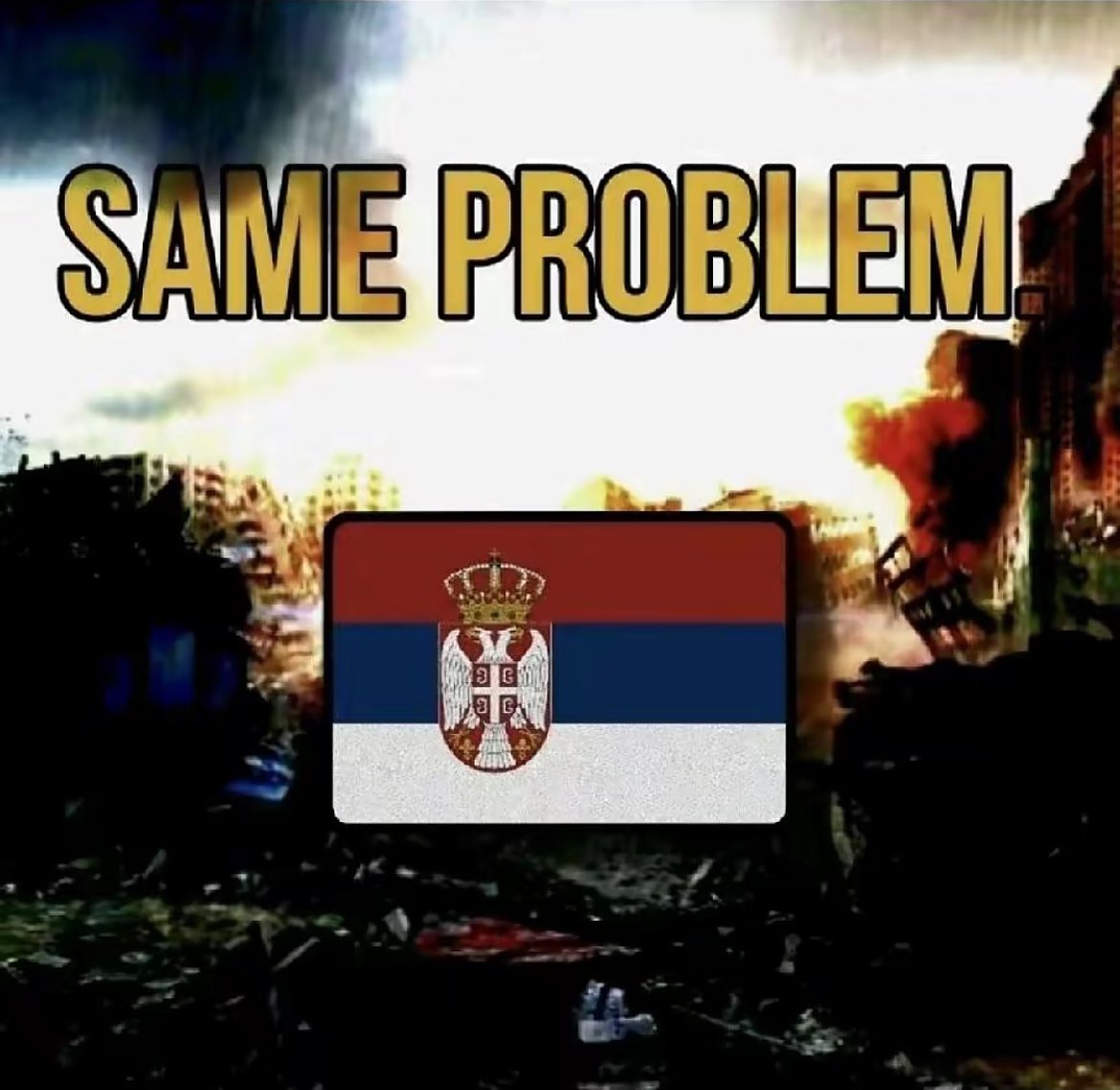 @Jan184667 Ovo Vučić i Dodik nazivaju "oslobođenjem Vukovara", a za rat računaju samo 1995. i 1999. a sve ostalo zaboravljaju. Zaboravljaju da su oni počeli svaki rat u 90im i da su prvi ubijali. 

Prisjećaju se Oluje, ali zaboravljaju sve ono prije Oluje. Vukovar i Srebrenicu.