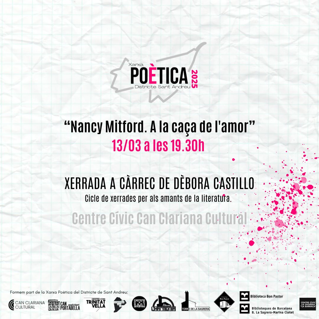 Arriben les activitats més inspiradores de la Xarxa Poètica! 📖✨
🌟 No et perdis aquesta oportunitat de viure la poesia en totes les seves formes: recitals, tallers, micro obert i molt més💥🎤

#XarxaPoètica #poesiaes #SantAndreu