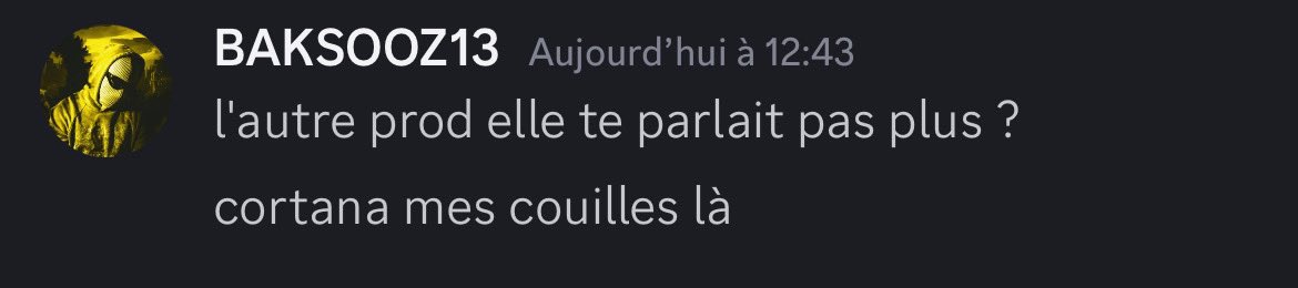 Cortana_flc's tweet photo. Ça essaye de placer vos rappeurs et c comme ça qu’ils nous traitent naaan 😂 @Baksooz13 https://t.co/EFzZLVUjW4