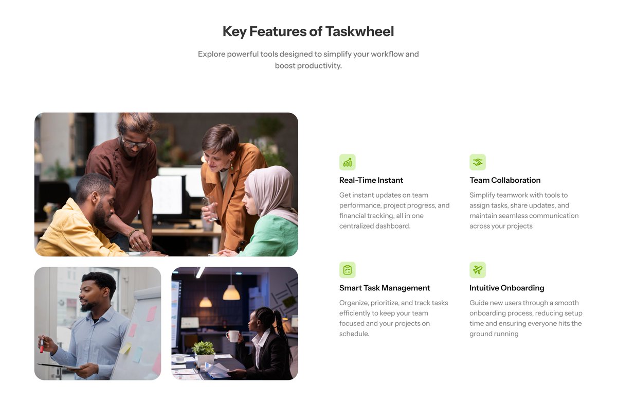 yemi1049's tweet photo. Taskwheels landing page:  A platform to simplify task tracking, collaboration, and onboarding.

Trying to break into Design Twitter/X, your engagement means a lot. Thank you and God bless you! https://t.co/nFO8DTmKUZ