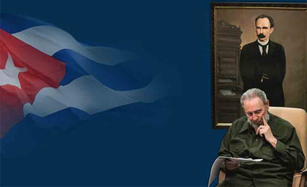 "De lo primero q yo me empapo mucho, profundamente, es de la literatura martiana,de las obras de Martí;es difícil q exista algo de lo escrito por Martí, de sus proclamas políticas, sus discursos, q constituyen dos gruesos volúmenes, deben ser unas dos mil páginas o algo más(...)"