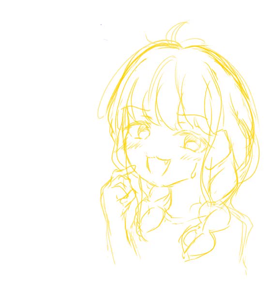 藤田ことねを10分で描くとこうなる 