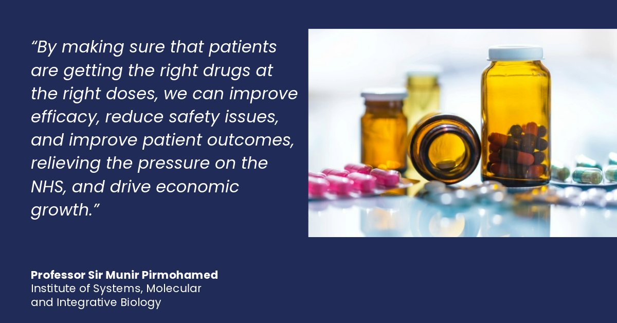 New Centre for Excellence in Regulatory Science and Innovation in #Pharmacogenomics to help UK move towards personalised prescribing: 

news.liverpool.ac.uk/2025/01/28/new…