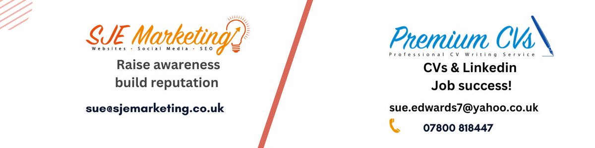 #Marketing tip: change your banner on all platforms to give your profiles a fresh look. Easily to do on Canva and/or Paint. 
Please share