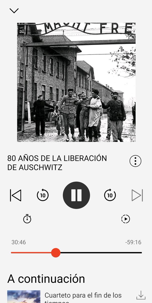 esterberdor's tweet photo. El programa de ayer de Sinfonía de la mañana @radioclasica   será de los que no olvidaré.
Contaron sobre la función de la música y las orquestas 🎻 en los campos de concentración.
Puro terror.
A partir del minuto 29 +-
https://t.co/K2RiO4YS92 https://t.co/Glk4YZ7w2h