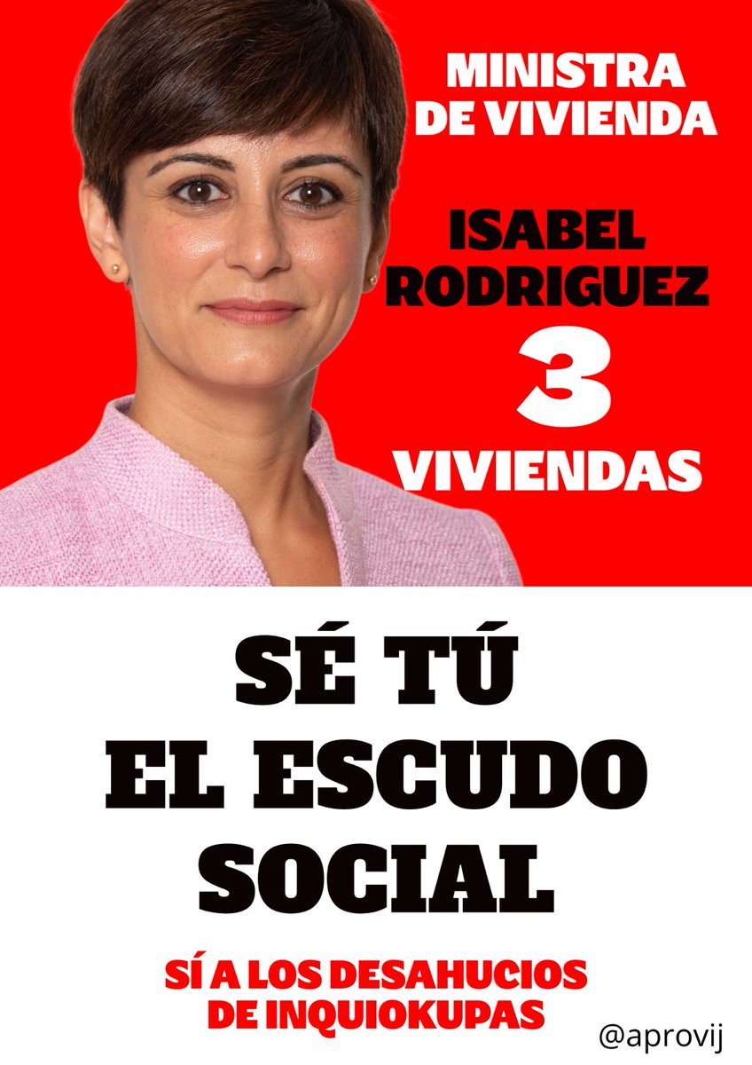 Biancalatte30's tweet photo. Quieren que los pequeños propietarios seamos escudo social. Nuestro esfuerzo no cuenta 

Que el Estado ayude de los verdaderos vulnerables!

-BASTA YA de #inquiokupas 
-BASTA YA de #okupas 
-BASTA YA de robar nuestro futuro y el de nuestros hijos.

👎Q éstos se hagan cargo👇 https://t.co/0bH7SzOtvt