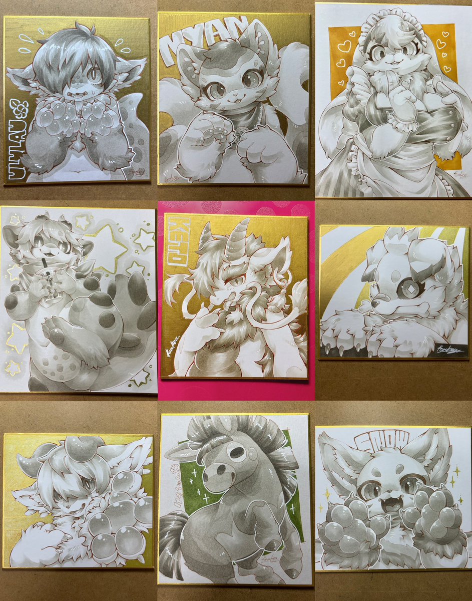 急用で少し資金が必要なので色紙コミッションします
国内発送のみでポーズおまかせ1キャラ¥8,000で受け付けるのでDMまでご連絡お願いします🙇‍♂️
キャラシぶん投げてくれると助かります