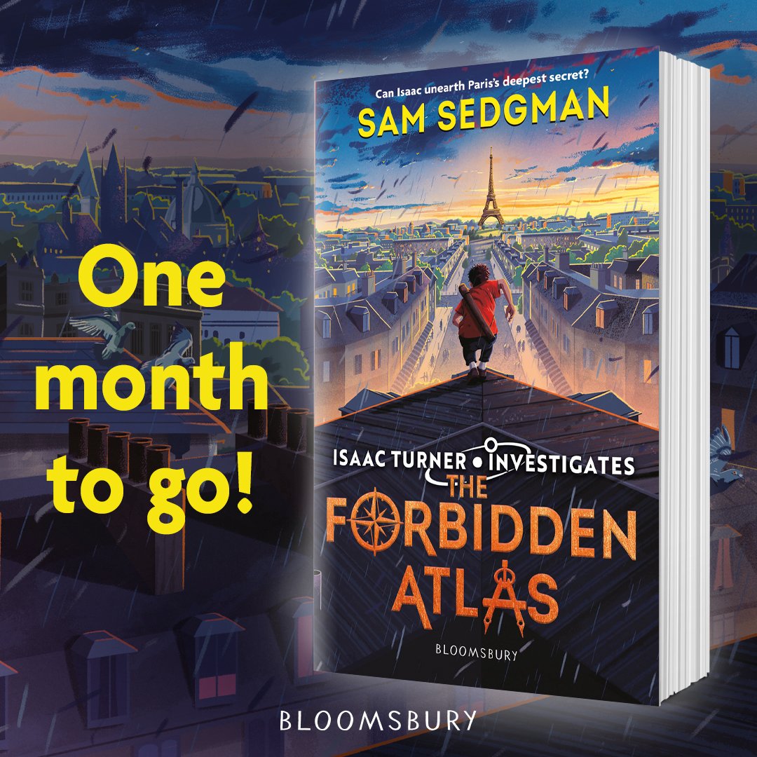 Sam Sedgman (@samuelsedgman) on Twitter photo There's just one month until THE FORBIDDEN ATLAS hits the shelves! 😆📚
Isaac's next adventure takes him to Paris, and a breathless chase through the catacombs hunting an ancient treasure map 🔎
Pre-order a signed & dedicated copy via <a href="/WELBooks/">West End Lane Books</a>:
welbooks.co.uk/shop/p/the-for… There's just one month until THE FORBIDDEN ATLAS hits the shelves! 😆📚
Isaac's next adventure takes him to Paris, and a breathless chase through the catacombs hunting an ancient treasure map 🔎
Pre-order a signed & dedicated copy via <a href="/WELBooks/">West End Lane Books</a>:
welbooks.co.uk/shop/p/the-for…